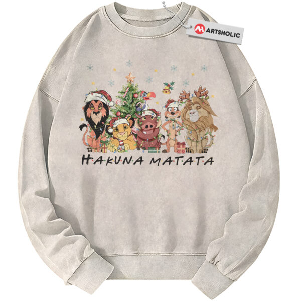 The Lion King Sweatshirt, Christmas Sweatshirt, Disney Sweatshirt, Animated Sweatshirt, Vintage Sweater