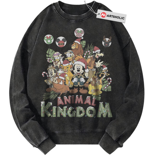 Animal Kingdom Sweatshirt, Mickey Mouse and friends Sweatshirt, Christmas Sweatshirt, Disney Sweatshirt, Animated Sweatshirt, Vintage Sweater