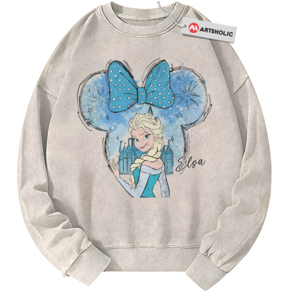 Elsa Sweatshirt, Frozen Sweatshirt, Disney Sweatshirt, Animated Sweatshirt, Vintage Sweater