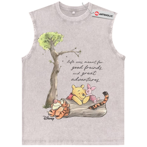 Winnie the Pooh Tank Top, Animated Tank Top, Vintage Tank Top