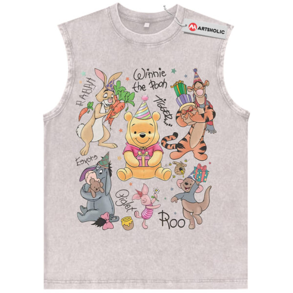 Winnie the Pooh Tank Top, Animated Tank Top, Vintage Tank Top