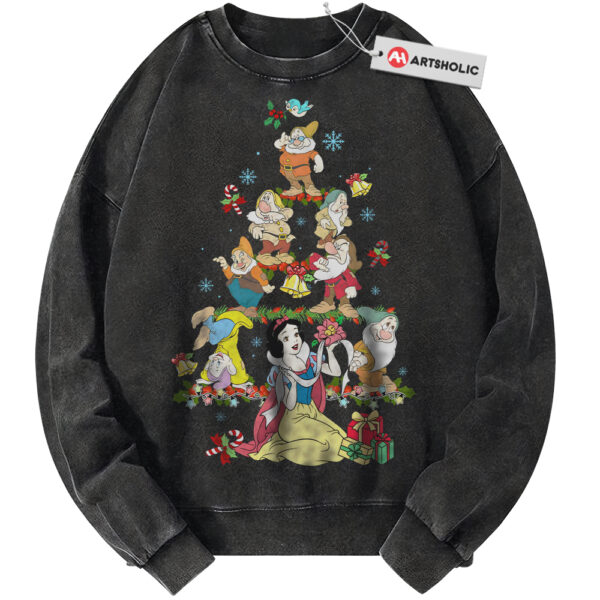 Snow White and the Seven Dwarfs Sweatshirt, Christmas Sweatshirt, Disney Sweatshirt, Animated Sweatshirt, Vintage Sweater