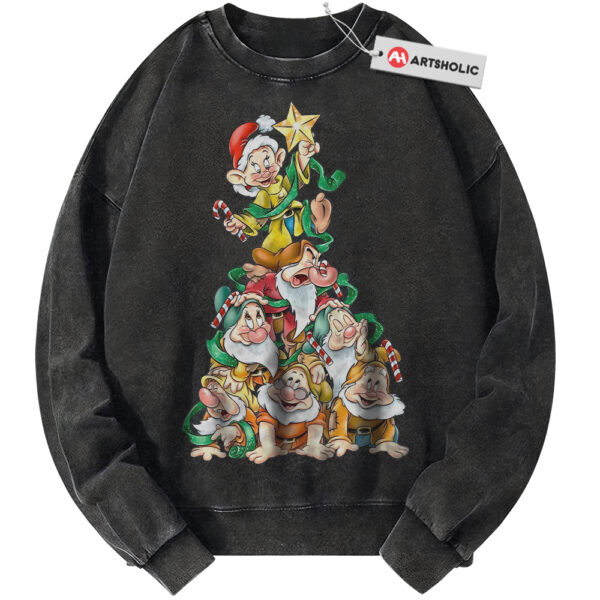 Snow White And The Seven Dwarfs Sweatshirt, Christmas Sweatshirt, Animated Sweatshirt, Vintage Sweater