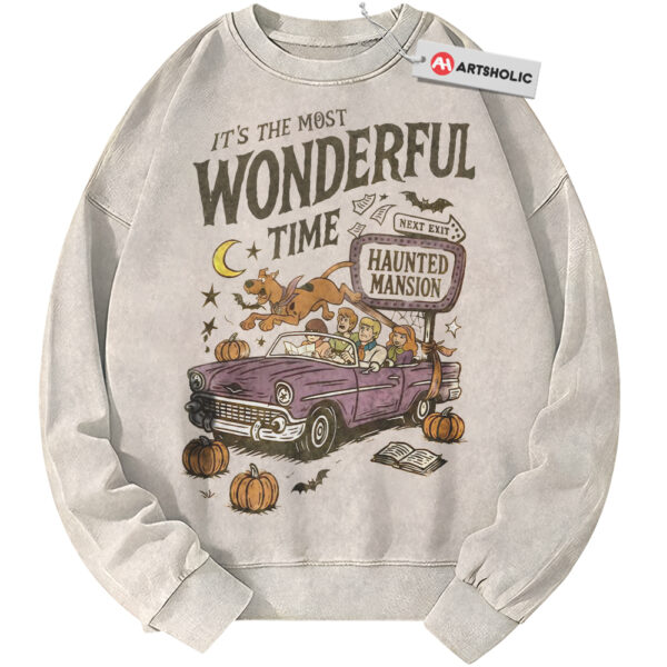 Scooby-Doo Sweatshirt, Halloween Sweatshirt, Animated Sweatshirt, Vintage Sweater