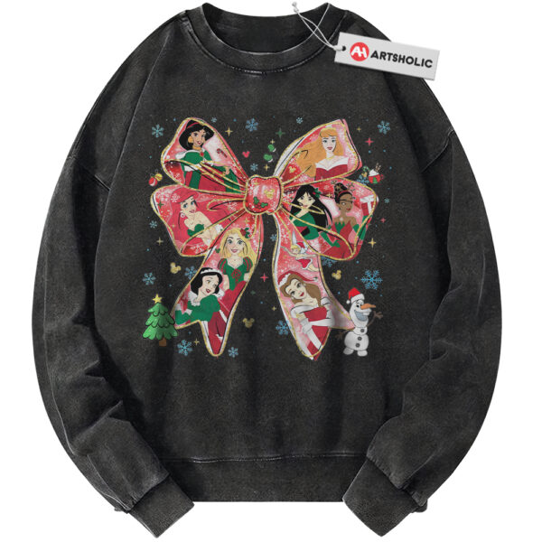 Disney Princess Sweatshirt, Christmas Sweatshirt, Animated Sweatshirt, Vintage Sweater