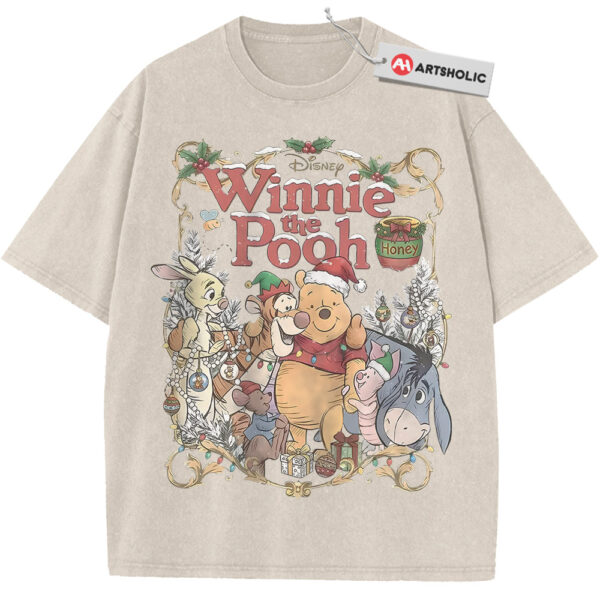 Winnie the Pooh Shirt, Christmas Shirt, Animated Shirt, Vintage Tee
