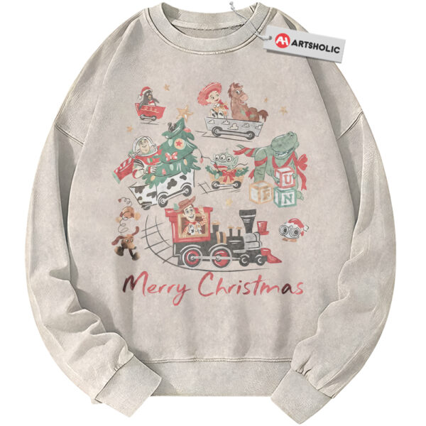 Toy Story Sweatshirt, Christmas Sweatshirt, Winter Disney Sweatshirt, Animated Sweatshirt, Vintage Sweater