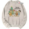 Flintstone Sweatshirt, Christmas Sweatshirt, Disney Sweatshirt, Animated Sweatshirt, Vintage Sweater