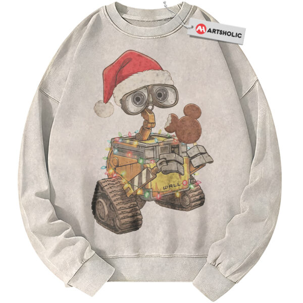 WALL-E Sweatshirt, Christmas Sweatshirt, Disney Sweatshirt, Animated Sweatshirt, Vintage Sweater