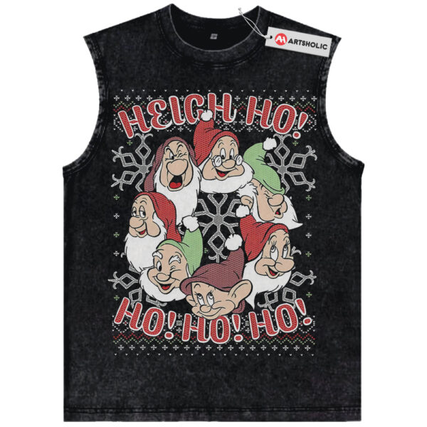 Snow White and the Seven Dwarfs Tank Top, Christmas Tank Top, Disney Tank Top, Animated Tank Top, Vintage Tank Top