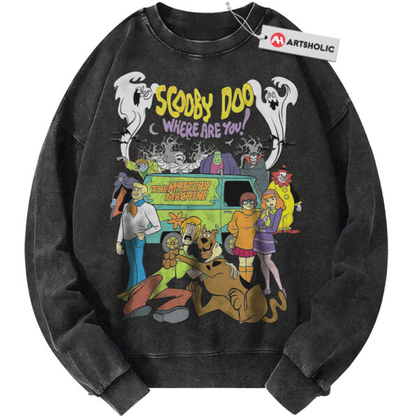 Scooby-Doo Sweatshirt, Halloween Sweatshirt, Animated Sweatshirt, Vintage Sweater