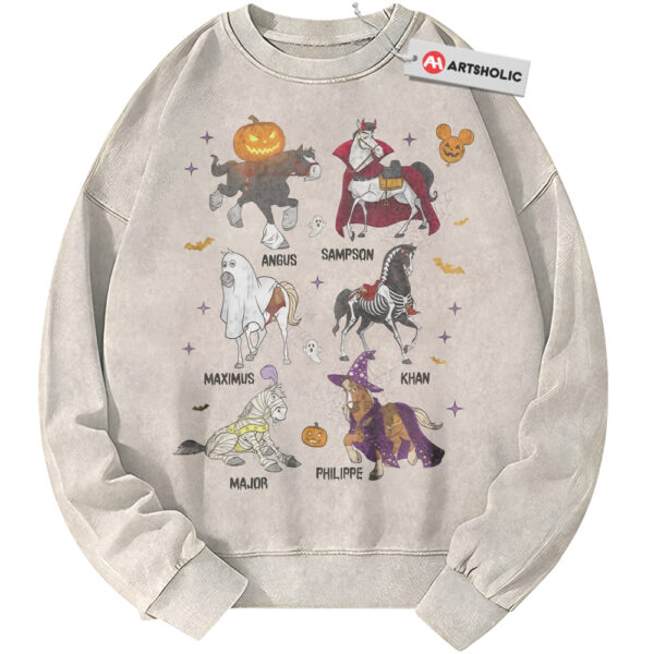 Disney Horse Sweatshirt, Halloween Sweatshirt, Animated Sweatshirt, Vintage Sweater