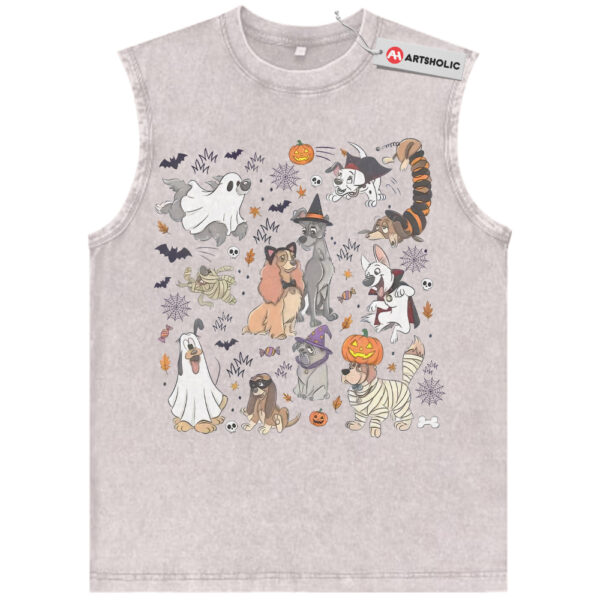 Disney Dogs Shirt, Halloween Shirt, Autumn Disney Shirt, Animated Shirt, Vintage T-Shirt