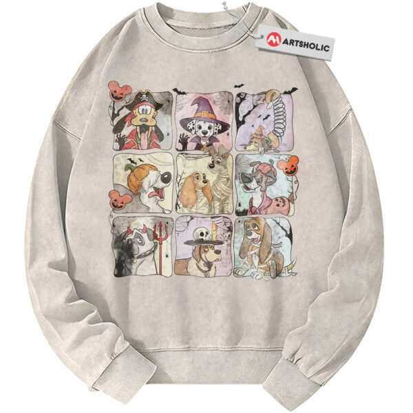 Disney Dogs Sweatshirt, Christmas Sweatshirt, Winter Disney Sweatshirt, Animated Sweatshirt, Vintage Sweater