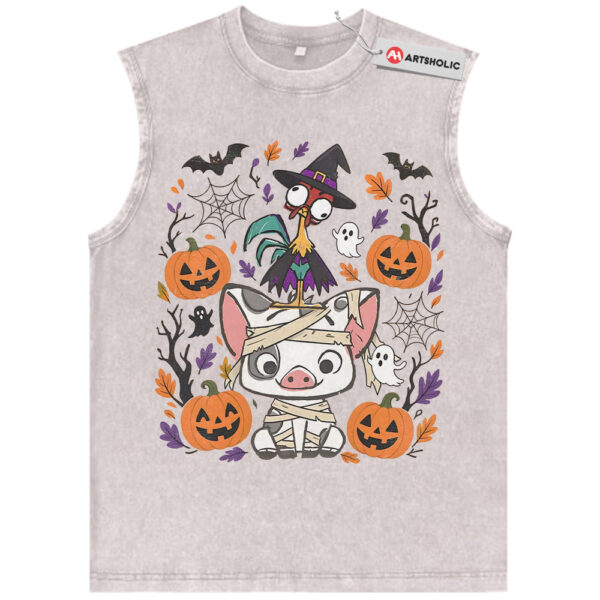 Pua and Hei Hei Shirt, Moana Shirt, Halloween Shirt, Disney Shirt, Animated Shirt, Vintage Tee