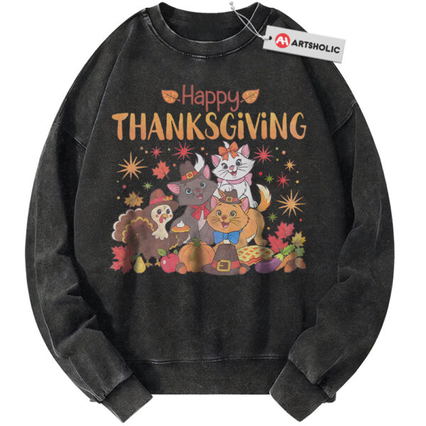 The Aristocats Sweatshirt, Thanksgiving Sweatshirt, Animated Sweatshirt, Vintage Sweater