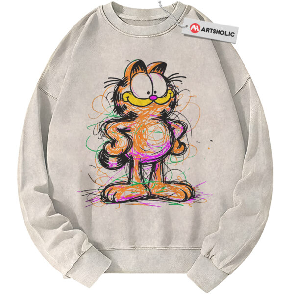 Garfield Cat Sweatshirt, Animated Sweatshirt, Vintage Sweater