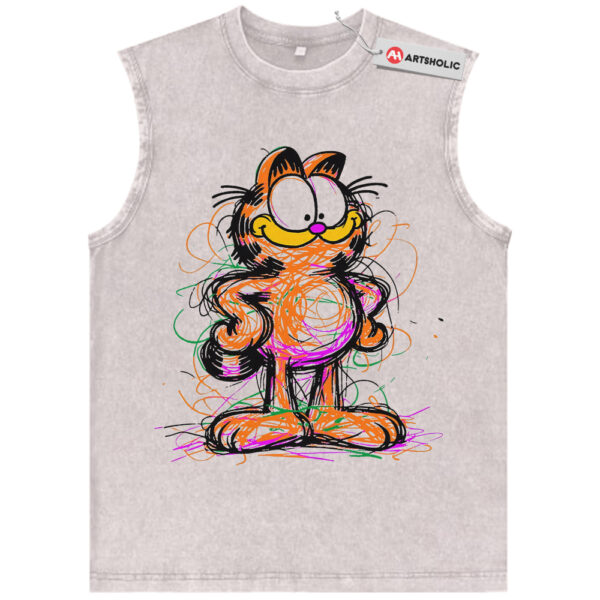 Garfield Cat Shirt, Animated Shirt, Vintage Tee