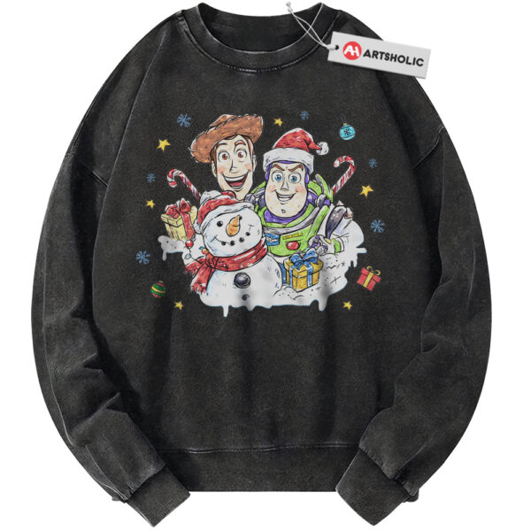 Toy Story Sweatshirt, Christmas Sweatshirt, Winter Disney Sweatshirt, Animated Sweatshirt, Vintage Sweater