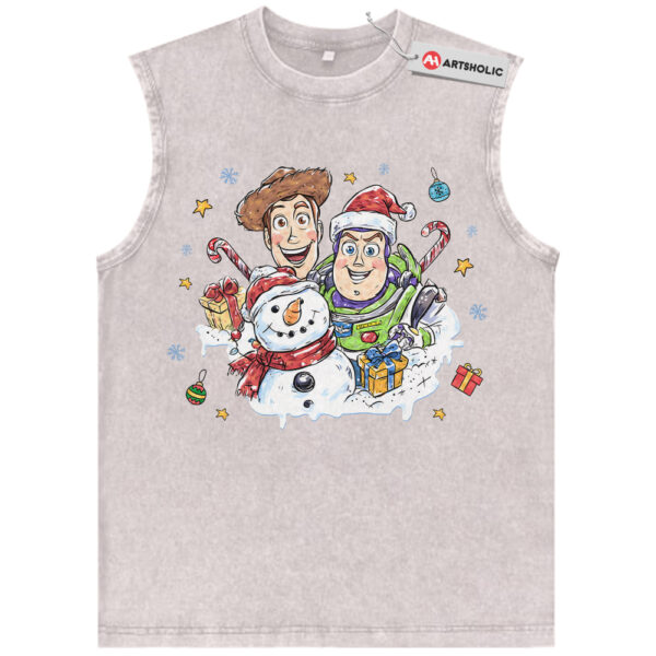 Toy Story Tank Top, Christmas Tank Top, Winter Disney Tank Top, Animated Tank Top, Vintage Tank Top