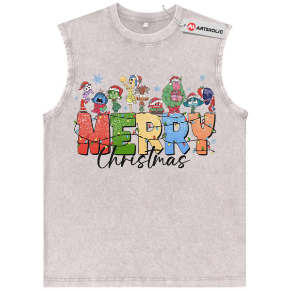 Inside Out Tank Top, Christmas Tank Top, Animated Tank Top, Vintage Tank Top