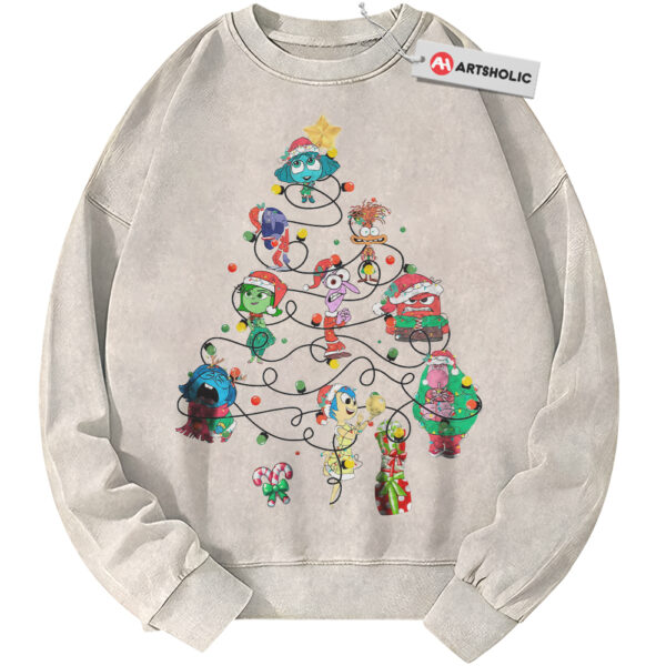 Inside Out Sweatshirt, Christmas Sweatshirt, Animated Sweatshirt, Vintage Sweater
