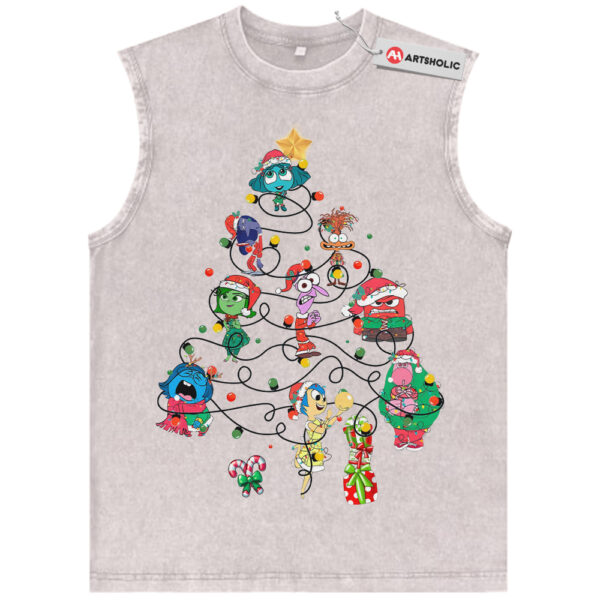 Inside Out Tank Top, Christmas Tank Top, Animated Tank Top, Vintage Tank Top