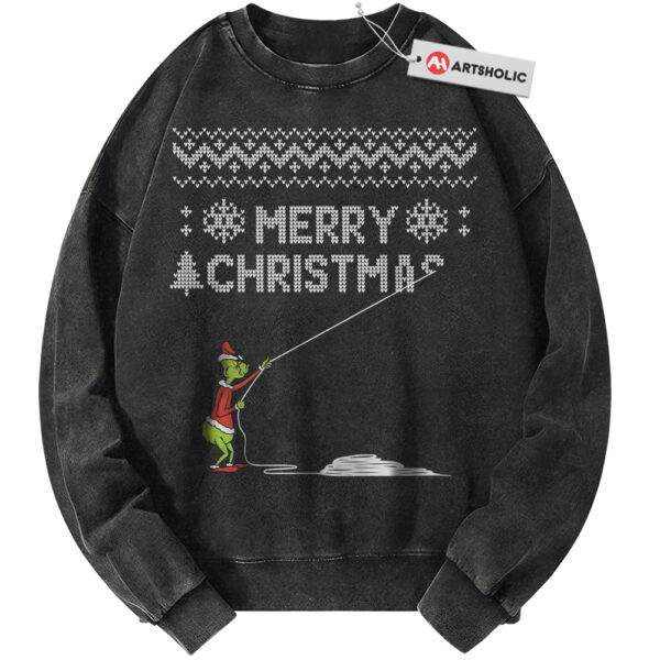 The Grinch Sweatshirt, Christmas Sweatshirt, Animated Sweatshirt, Vintage Sweater