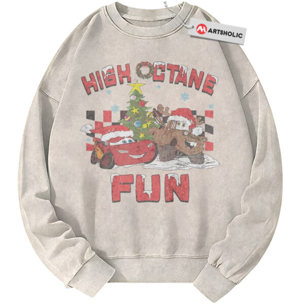 Lightning McQueen and Mater Sweatshirt, Cars Sweatshirt, Christmas Sweatshirt, Animated Sweatshirt, Vintage Sweater