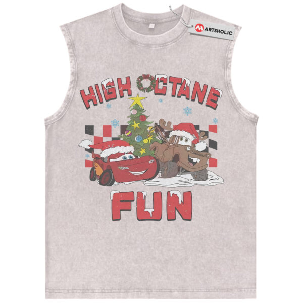 Lightning McQueen and Mater Tank Top, Cars Tank Top, Christmas Tank Top, Animated Tank Top, Vintage Tank Top