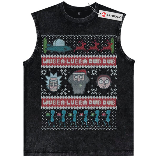 Rick and Morty Shirt, Christmas Shirt, Animated Shirt, Vintage Tee