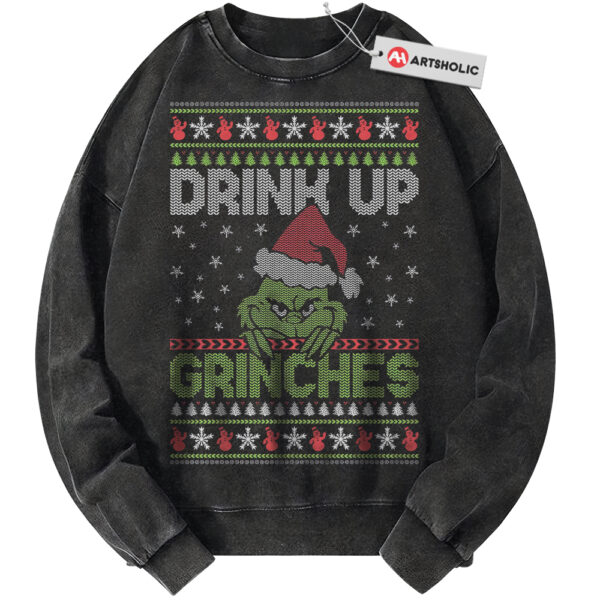 The Grinch Sweatshirt, Christmas Sweatshirt, Animated Sweatshirt, Vintage Sweater