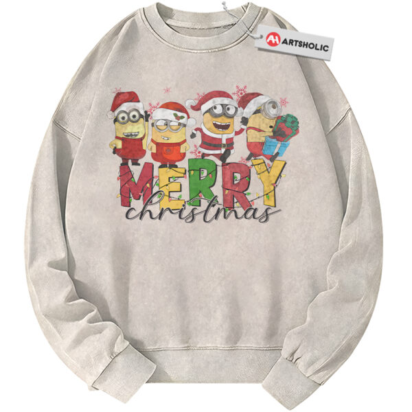 Minions Sweatshirt, Christmas Sweatshirt, Animated Sweatshirt, Vintage Sweater