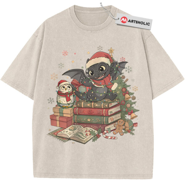 Toothless Shirt, How to Train Your Dragon Shirt, Christmas Shirt, Animated Shirt, Vintage T-Shirt