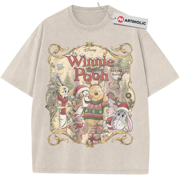 Winnie the Pooh Shirt, Christmas Shirt, Animated Shirt, Vintage Tee