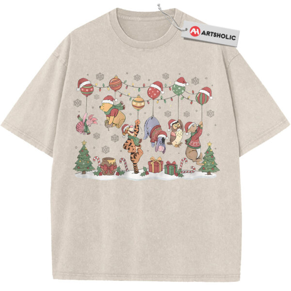 Winnie the Pooh Shirt, Christmas Shirt, Animated Shirt, Vintage Tee