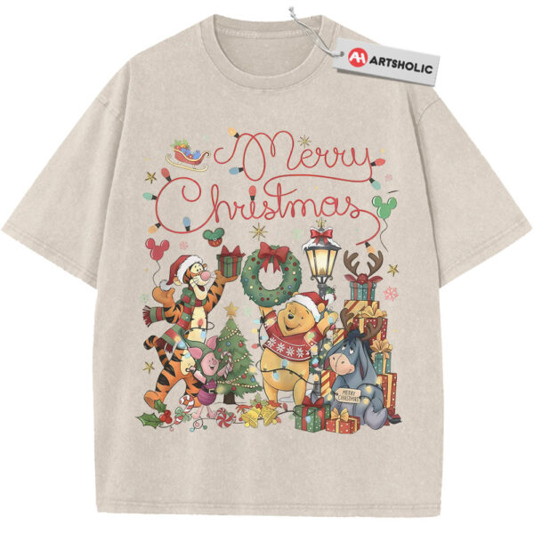 Winnie the Pooh Shirt, Christmas Shirt, Animated Shirt, Vintage Tee