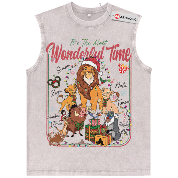 The Lion King Tank Top, Christmas Tank Top, Disney Tank Top, Animated Tank Top, Vintage Tank Top