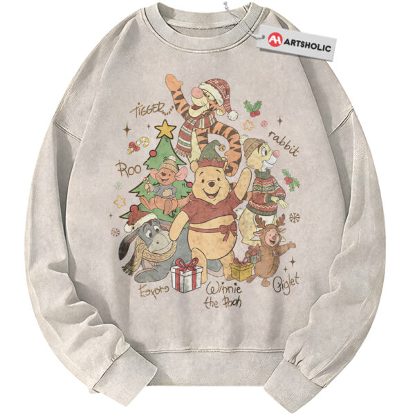 Winnie the Pooh Shirt, Christmas Shirt, Animated Shirt, Vintage Tee