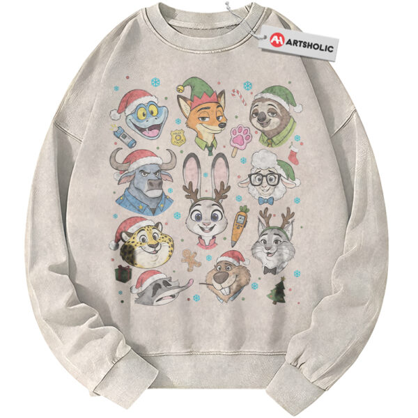 Zootopia Shirt, Christmas Shirt, Animated Shirt, Vintage Tee