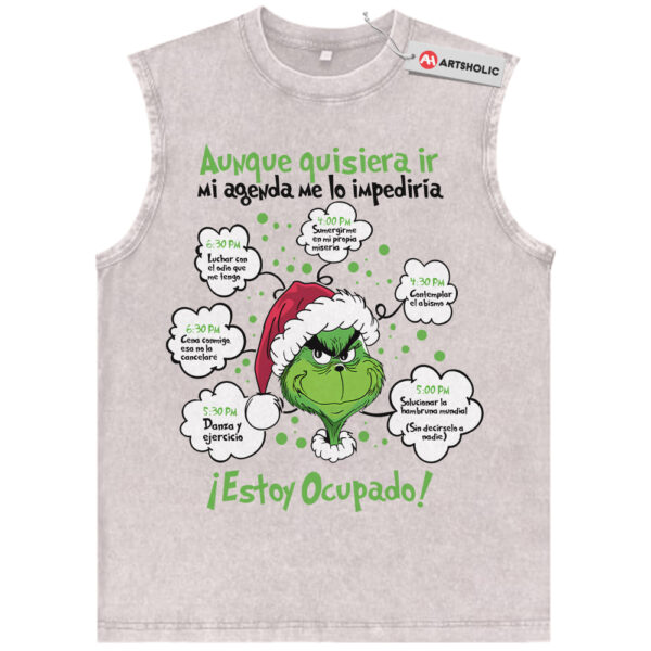 The Grinch Tank Top, Christmas Tank Top, Animated Tank Top, Vintage Tank Top
