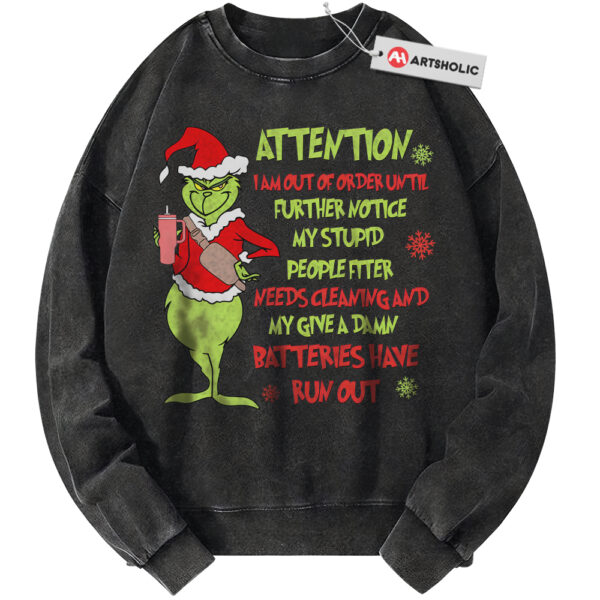 The Grinch Sweatshirt, Christmas Sweatshirt, Animated Sweatshirt, Vintage Sweater