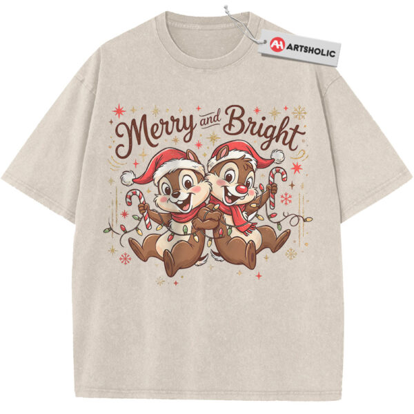 Chip and Dale Shirt, Christmas Shirt, Animated Shirt, Vintage Tee