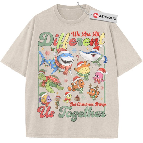Finding Nemo Shirt, Finding Dory Shirt, Christmas Shirt, Animated Shirt, Vintage T-Shirt