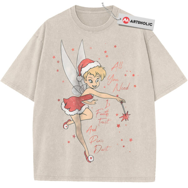 Tinker Bell Shirt, Peter Pan Shirt, Disney Shirt, Christmas Shirt, Animated Shirt, Vintage Tee