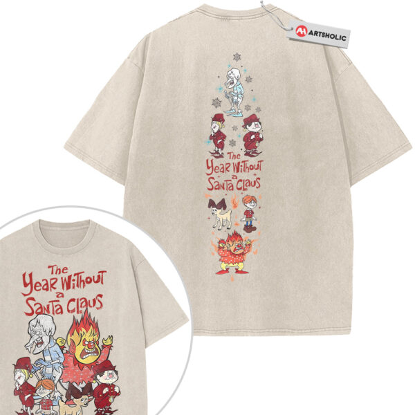 The Year Without a Santa Claus Shirt, Christmas Shirt, Animated Shirt, Vintage T-Shirt 2-Sided