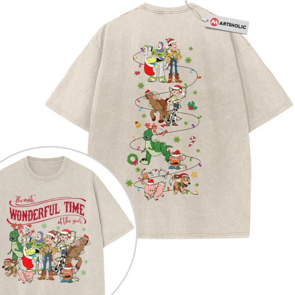 Toy Story Shirt, Christmas Shirt, Animated Shirt, Vintage T-Shirt 2-Sided