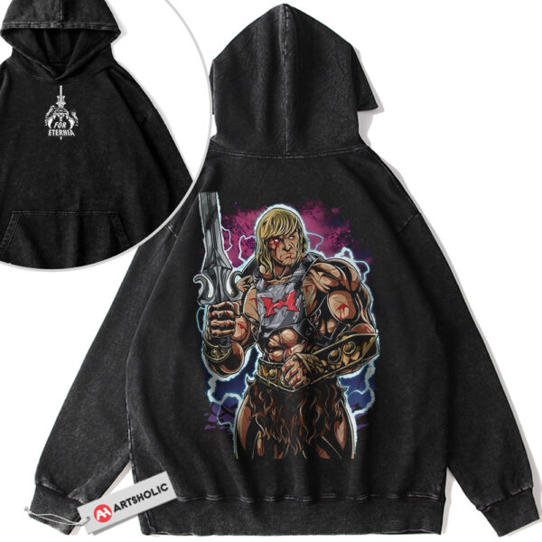 He Man Hoodie, Masters of the Universe Hoodie, Animated Hoodie, Vintage Hoodie 2-Sided