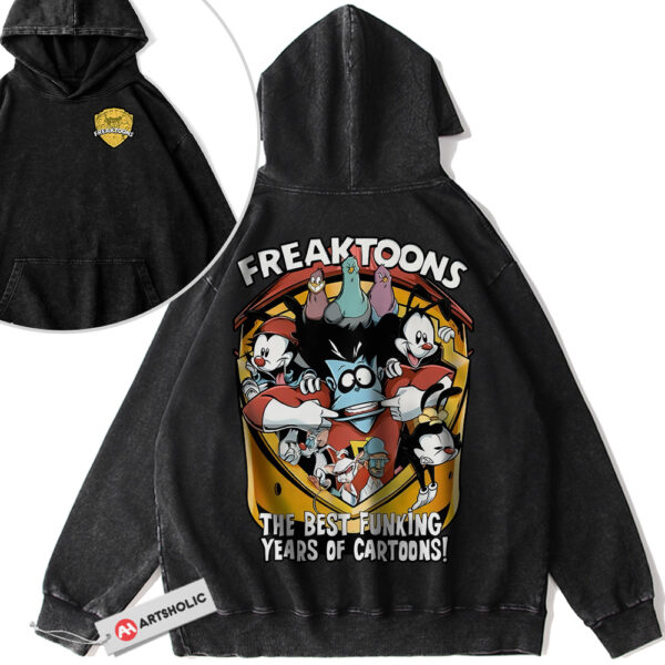 Freaktoons Hoodie, Animated Hoodie, Vintage Hoodie 2-Sided