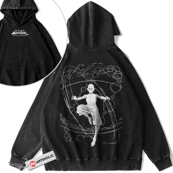 Aang Hoodie, Avatar the Last Airbender Hoodie, Animated Hoodie, Vintage Hoodie 2-Sided